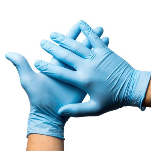 Blue Nitrile Glove P/F